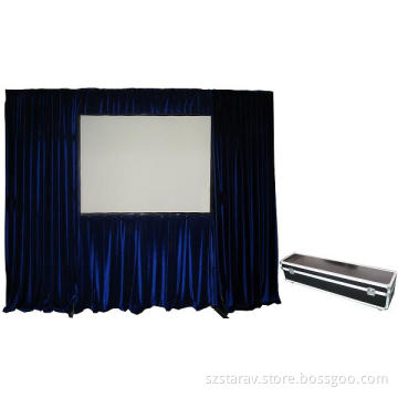 Quick fold screen with valance